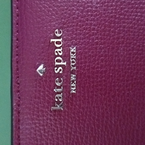 Kate Spade large slim billfold wallet new with tags♠️ - Picture 3 of 13